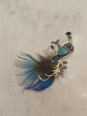 NWOT Aratta Celestria Peacock Pin